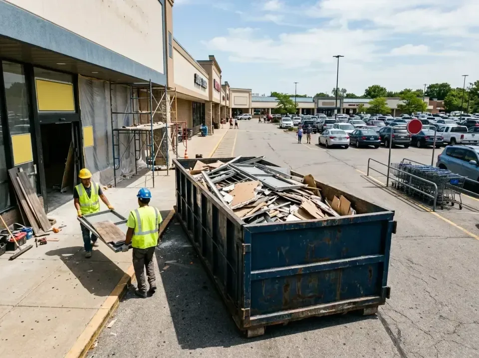 retail-store-renovation-debris-003 — frequently asked questions, Roll-off Dumpster Rentals in Wakefield, VA